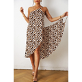 Marble Print Asymmetrical Beach Midi Dress - All Dresses - Midi Dress - 14