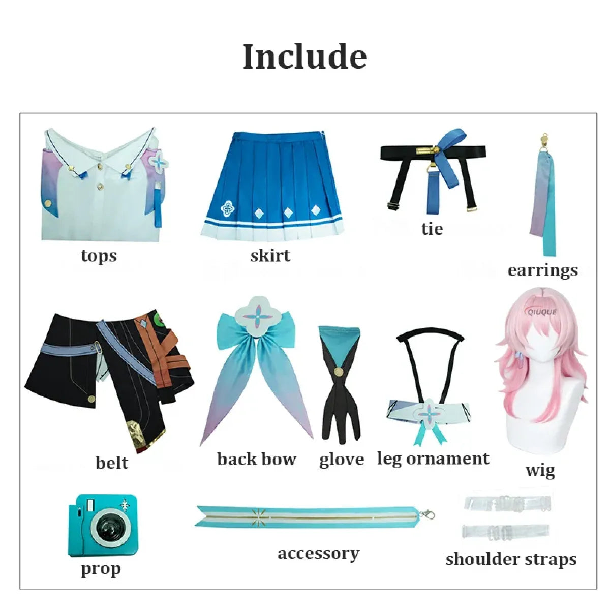 March 7th Honkai Star Rail Cosplay Costume Set - Cosplay - Cosplay - 7