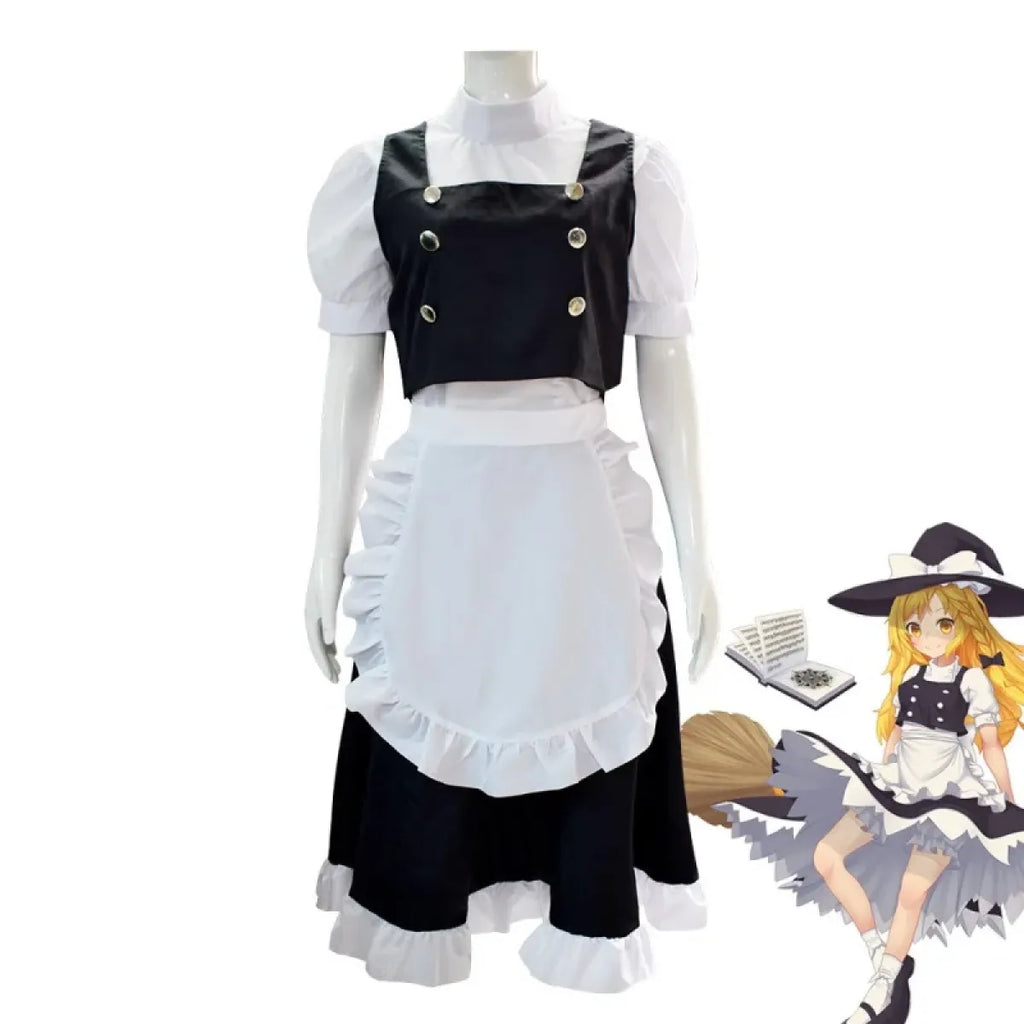 Marisa Kirisame Cosplay Dress Set – Touhou Project - All Dresses - Cosplay - 1