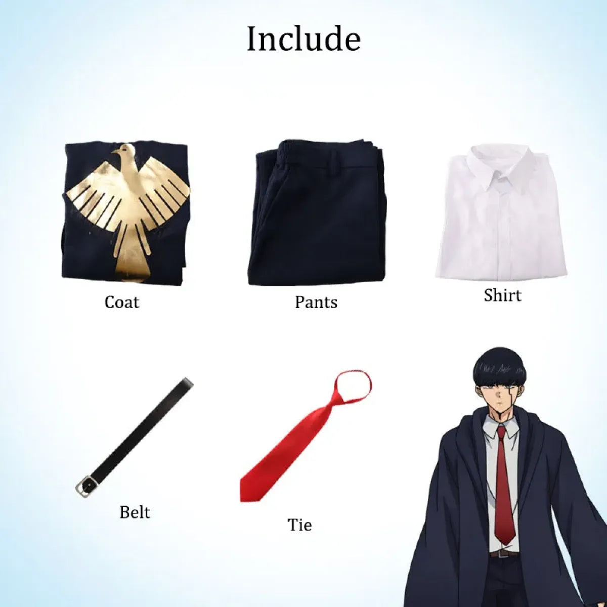 Mashle Mash Burnedead Cosplay Costume Set - Anime - Cosplay - 1