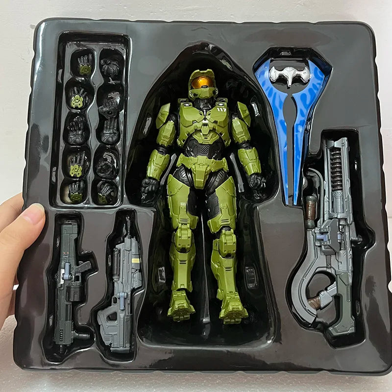 Master Chief Halo Figure - 18cm Mjolnir Mark VI Gen 3 - Anime - Action & Toy Figures - 2024 - 16 - Worldwide Shipping