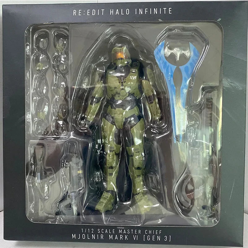 Master Chief Halo Figure - 18cm Mjolnir Mark VI Gen 3 - with box - Anime - Action & Toy Figures - 2024 - 20 - Worldwide