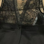 Lace Patchwork Peplum Vest – Elegant Gothic Lolita Sleeveless Top - Tops & Tees - Tops - 4