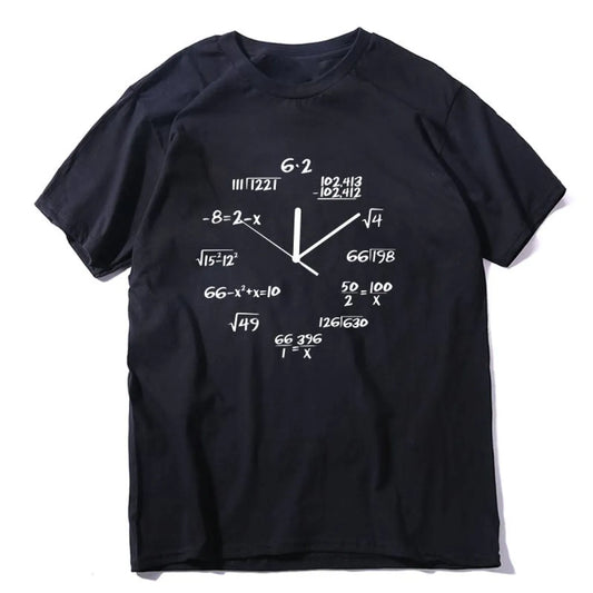 Unisex Math Clock T-Shirt - T-Shirts - 1