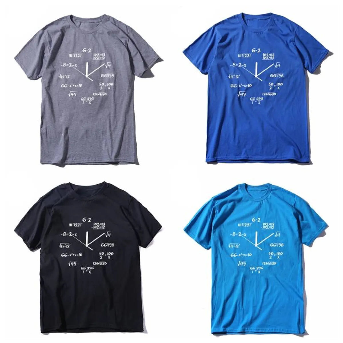 Unisex Math Clock T-Shirt - T-Shirts - 8
