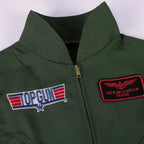 Top Gun Maverick Flight Suit – Pilot Cosplay Costume with Glasses - Cosplay - Cosplay - 8