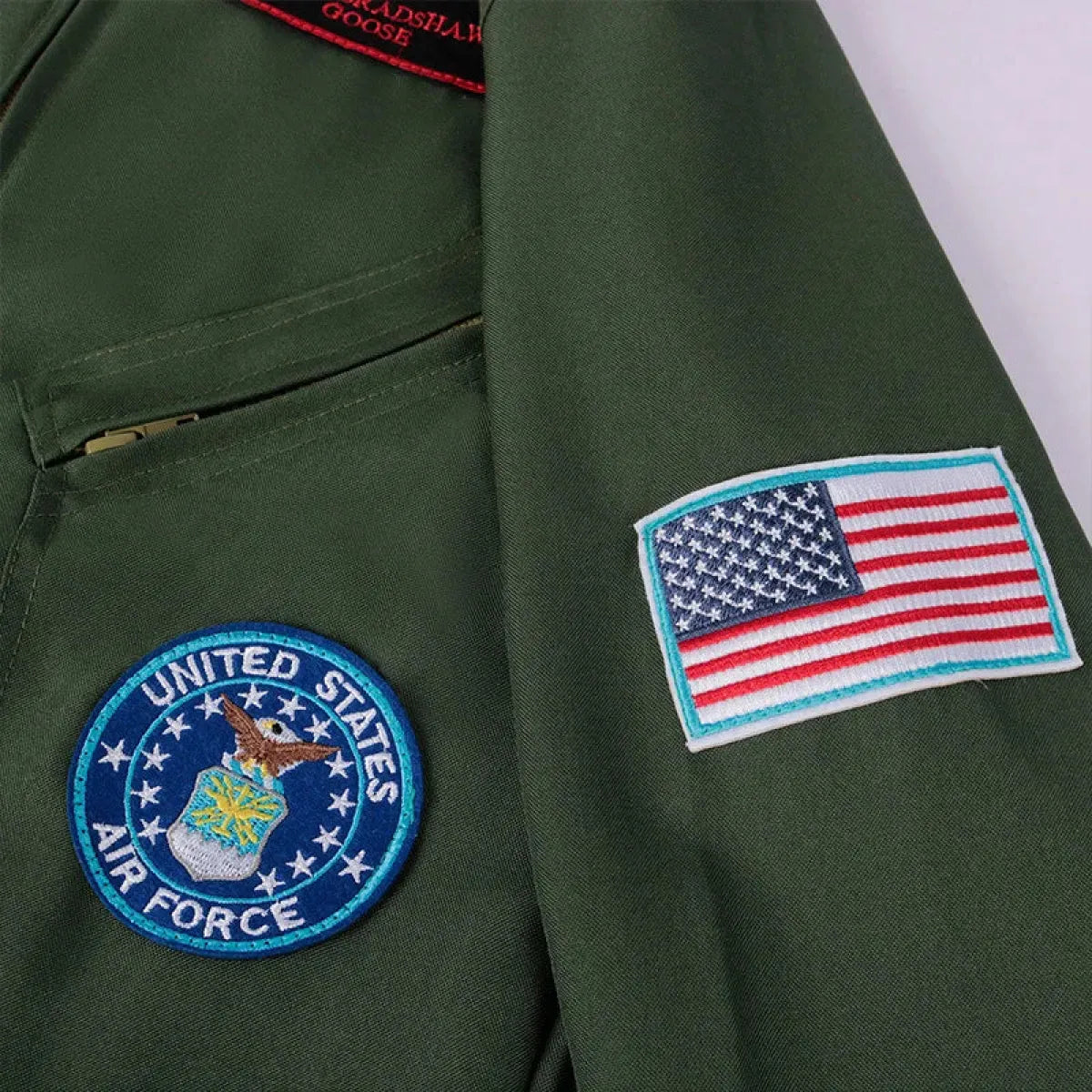 Top Gun Maverick Flight Suit – Pilot Cosplay Costume with Glasses - Cosplay - Cosplay - 9