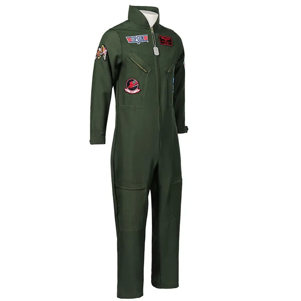 Top Gun Maverick Flight Suit – Pilot Cosplay Costume with Glasses - Cosplay - Cosplay - 3