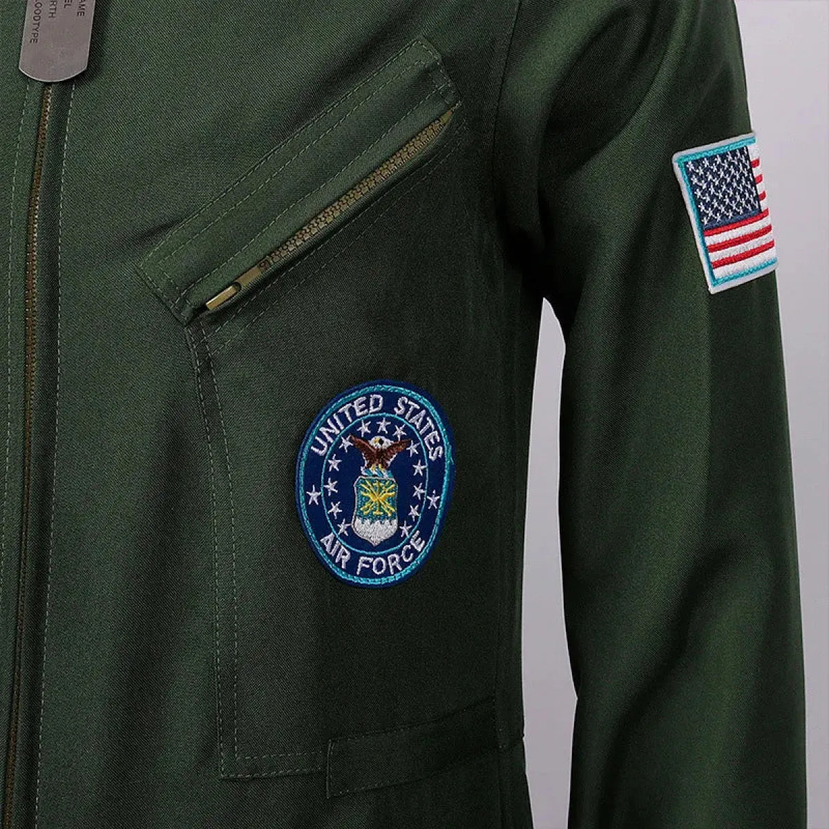 Top Gun Maverick Flight Suit – Pilot Cosplay Costume with Glasses - Cosplay - Cosplay - 11