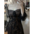 Harajuku Grunge Lace Bandage Maxi Dress - All Dresses - Maxi Dress - 5