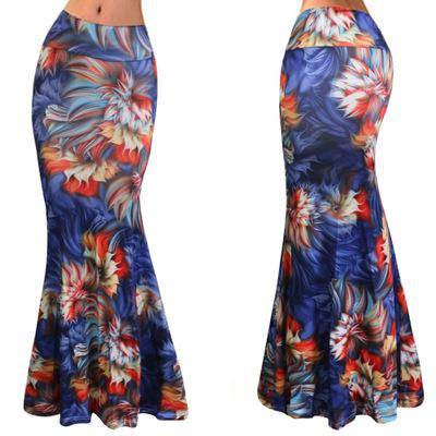 Maxi Pencil Skirt - Flower / 3XL - Bottoms - Shirts & Tops - 18 - 2024