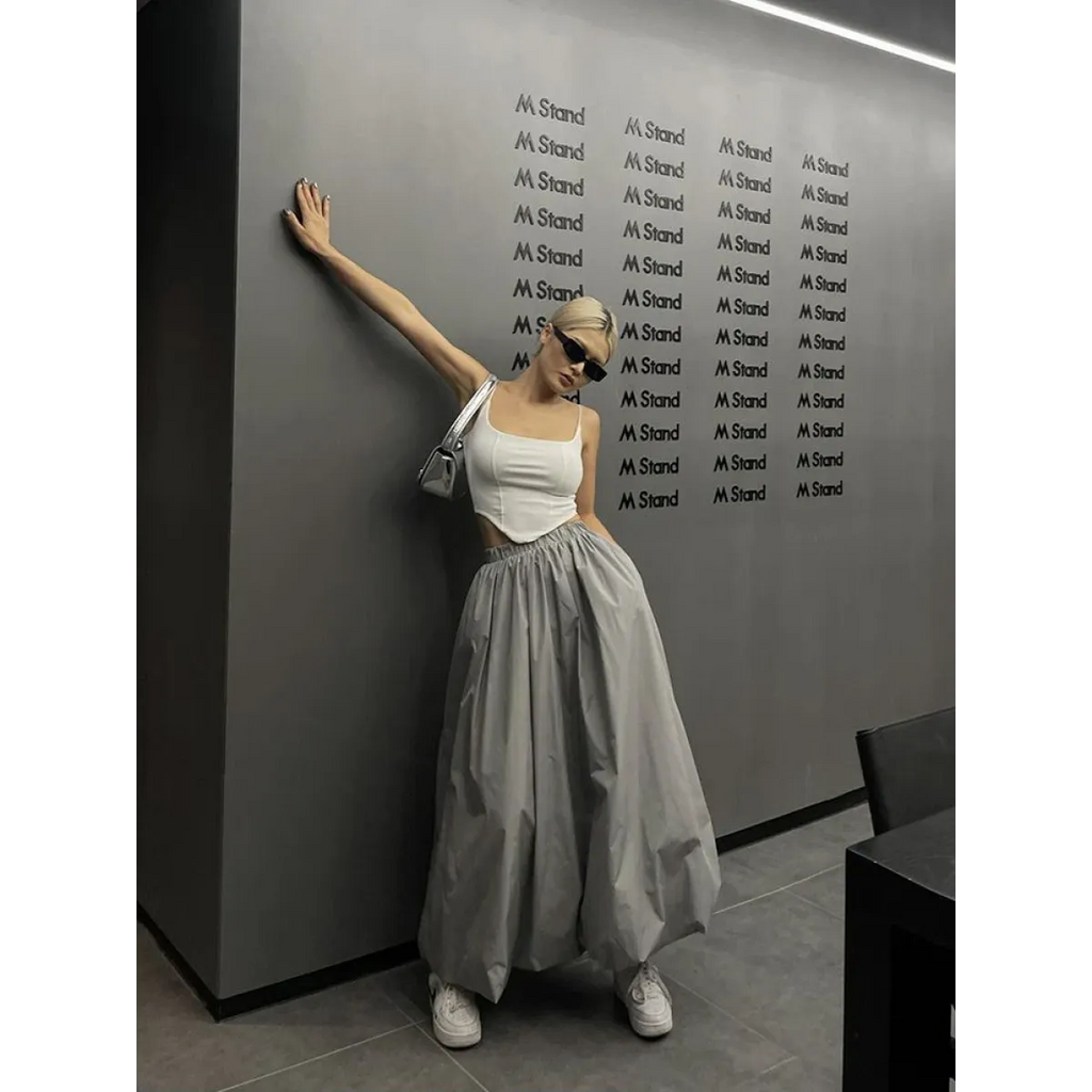 Harajuku A-Line Maxi Skirt - Bottoms - Skirts - 3