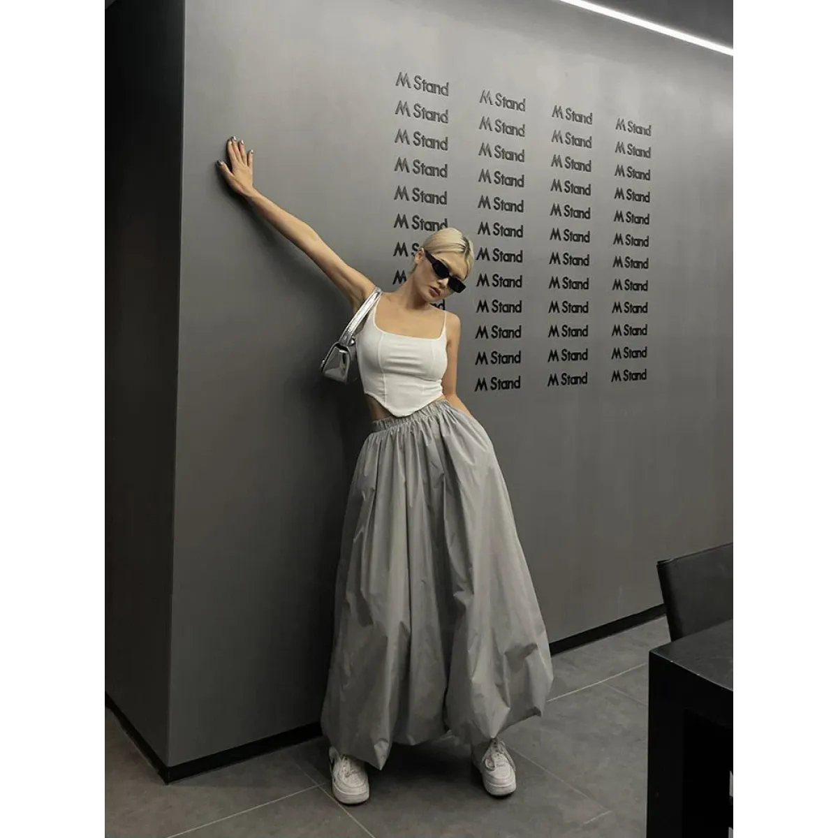 Harajuku A-Line Maxi Skirt - Bottoms - Skirts - 3