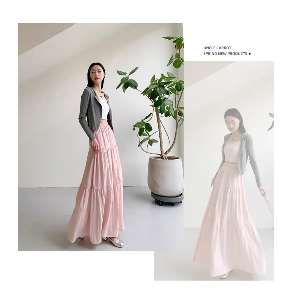 Harajuku White Tiered Maxi Skirt - Bottoms - Maxi Skirt - 7