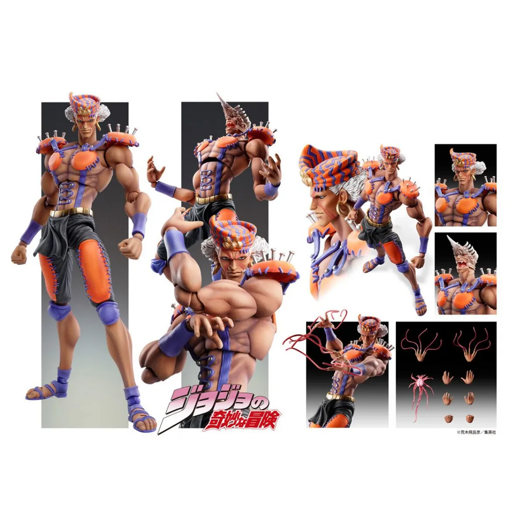Medicos Super Action Statue Esidisi Figure (JoJo’s Bizarre Adventure: Battle Tendency) - Figurines - Figures - 6