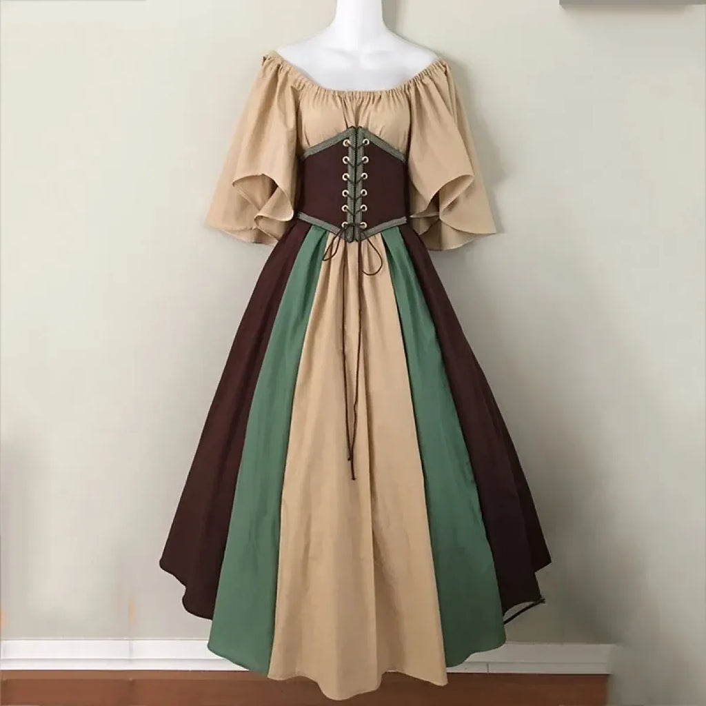 Medieval Renaissance Dress – Corset Gown Plus Size Cosplay - All Dresses - Cosplay - 12