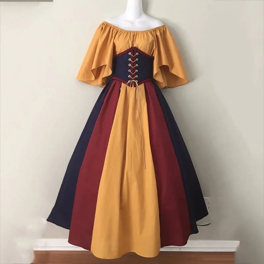 Medieval Renaissance Dress – Corset Gown Plus Size Cosplay - All Dresses - Cosplay - 8