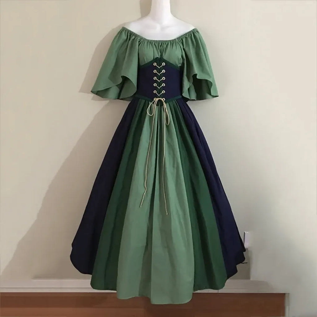 Medieval Renaissance Dress – Corset Gown Plus Size Cosplay - All Dresses - Cosplay - 9