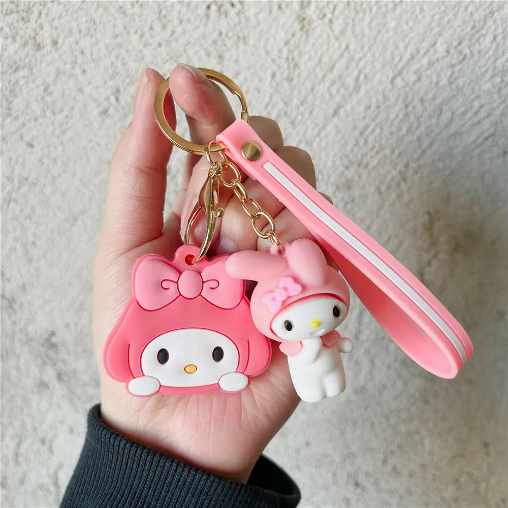 Kawaii Sanrio Anime Key Cover - Kuromi My Melody Cinnamoroll - My melody 1 / 2.5 cm - Anime - Apparel & Accessories