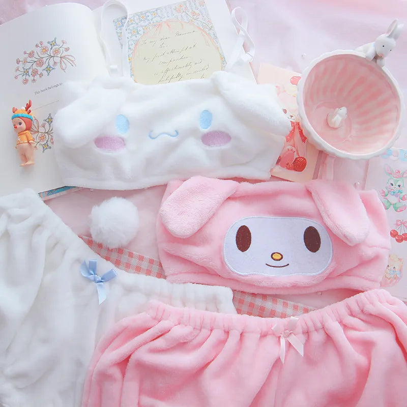 My Melody Cinnamoroll Pajama Two Piece Set - All Products - Outfit Sets - 10 - 2024