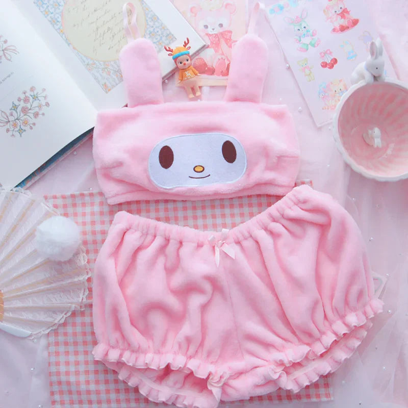 My Melody Cinnamoroll Pajama Two Piece Set - All Products - Outfit Sets - 21 - 2024