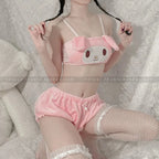 My Melody Cinnamoroll Pajama Two Piece Set - Panties - Lingerie - 3