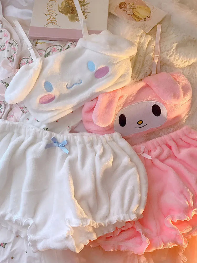 My Melody Cinnamoroll Pajama Two Piece Set - All Products - Outfit Sets - 4 - 2024