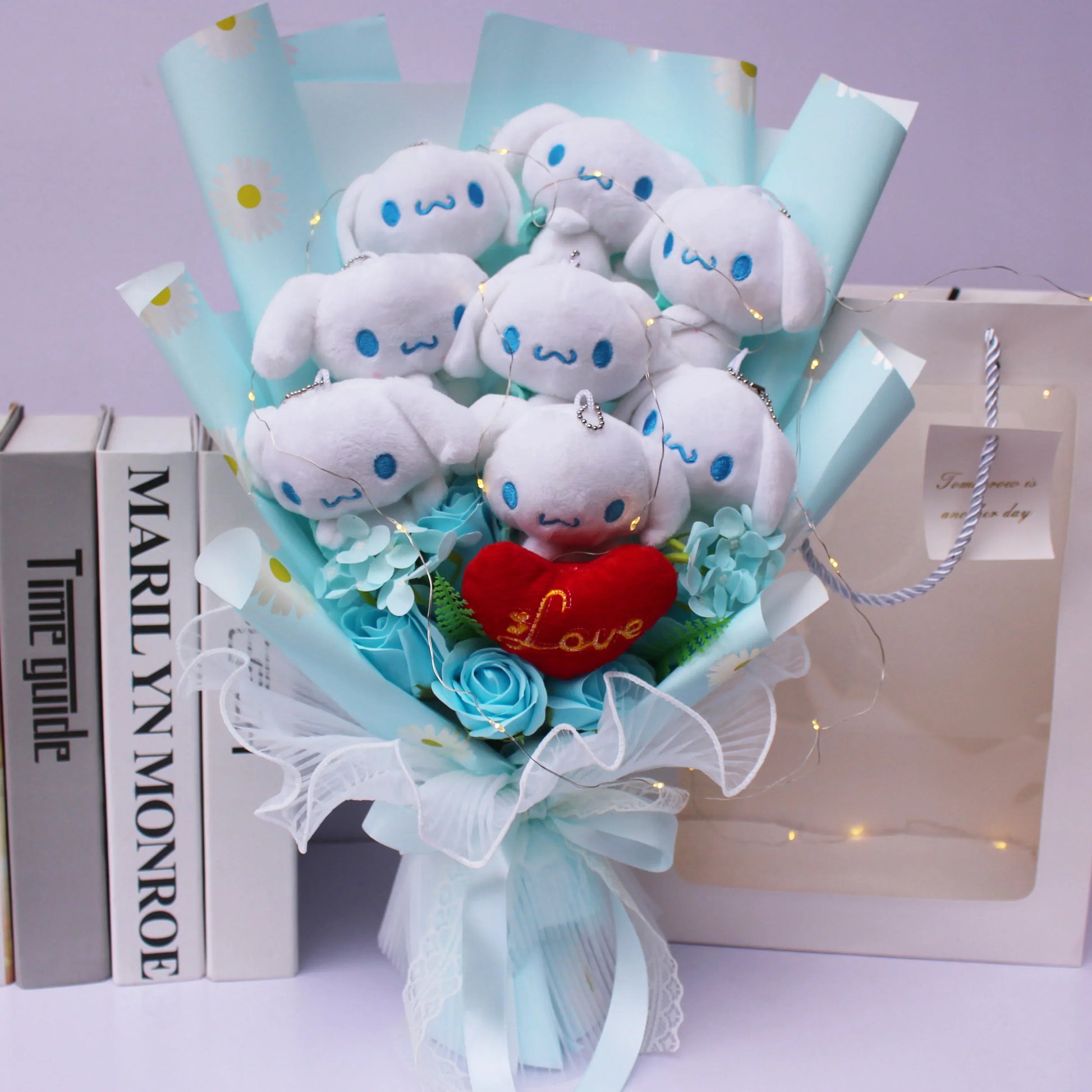 Plush Bouquet - My Melody Kuromi Cinnamoroll KT Cat - Plushies - Toys - 4 - 2024