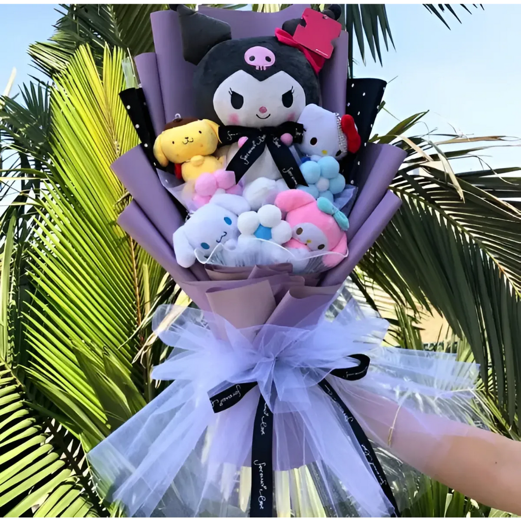 Plush Bouquet - My Melody Kuromi Cinnamoroll KT Cat - Plushies - 8