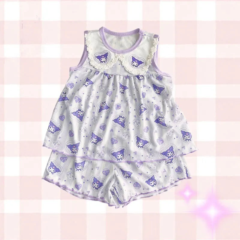 Childrens Sanrio Kawaii My Melody Pajamas - Purple / 130 - All Products - Pajamas - 9 - 2024