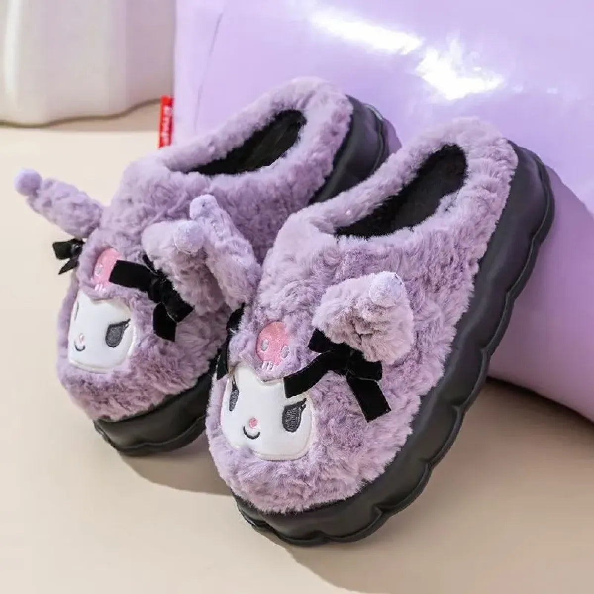 Sanrio My Melody Plush Indoor Winter Slippers - Accessories - Slippers - 8