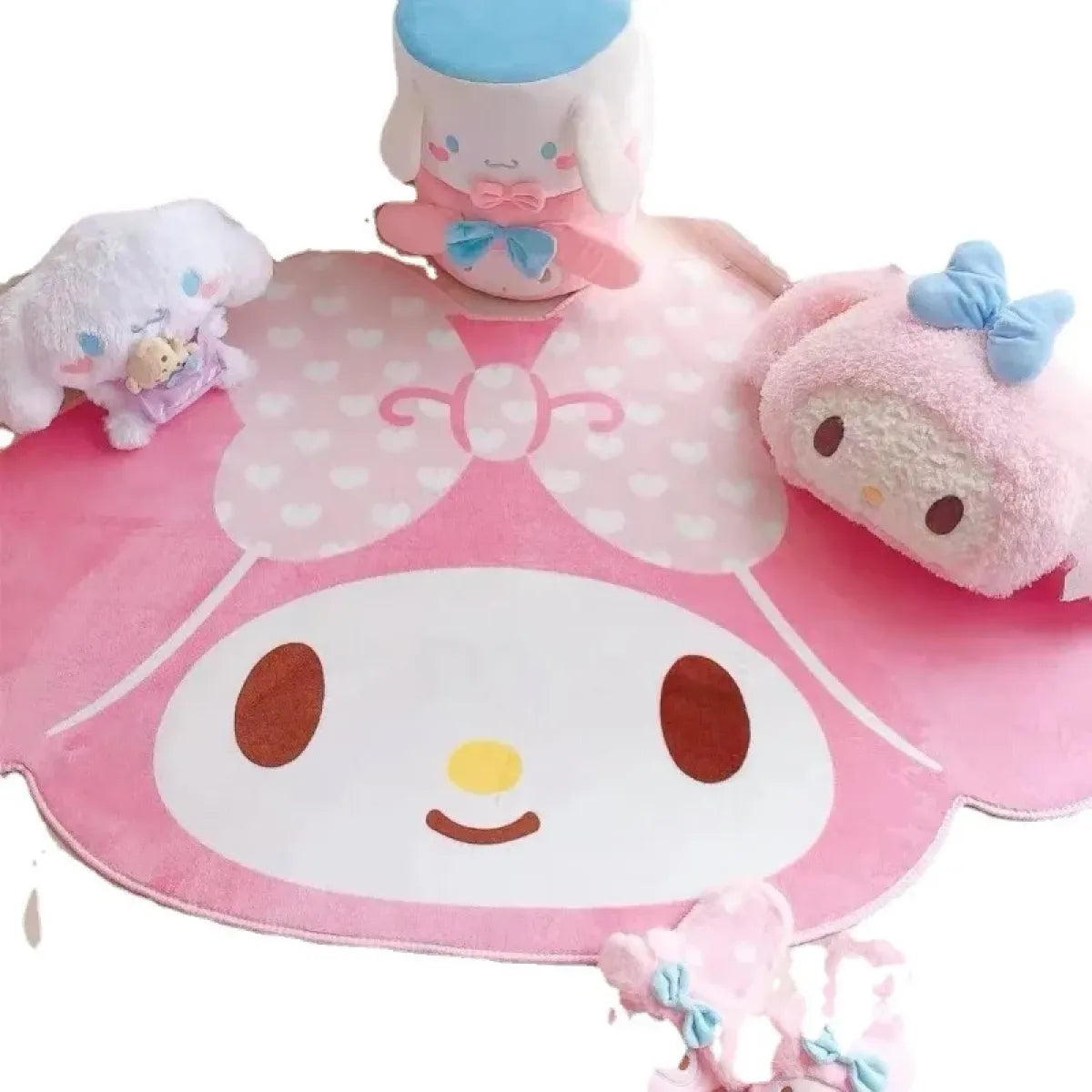 My Melody Shaped Plush Rug for Kids Room - Harajuku Style - Accessories - 4