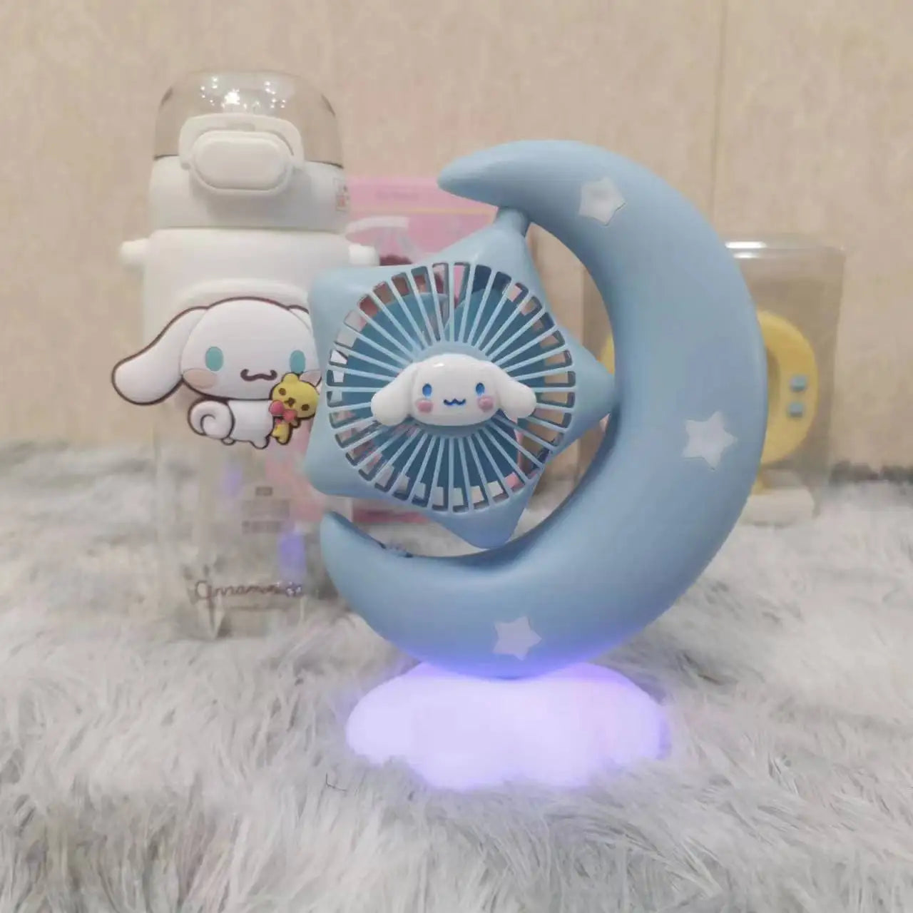 Cinnamoroll & My Melody USB Rechargeable Fan - All Products - Fans - 3 - 2024