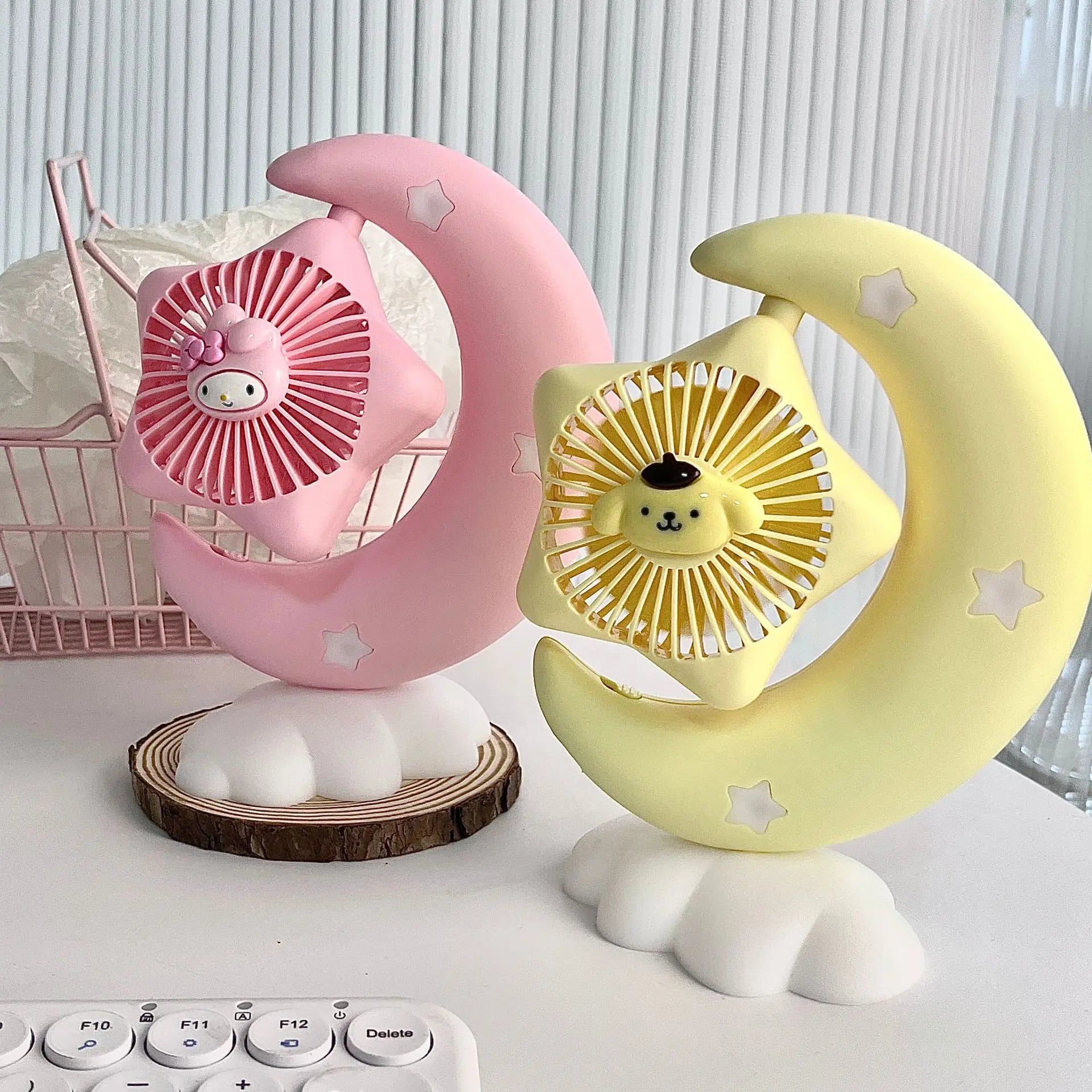 Cinnamoroll & My Melody USB Rechargeable Fan - All Products - Fans - 6 - 2024