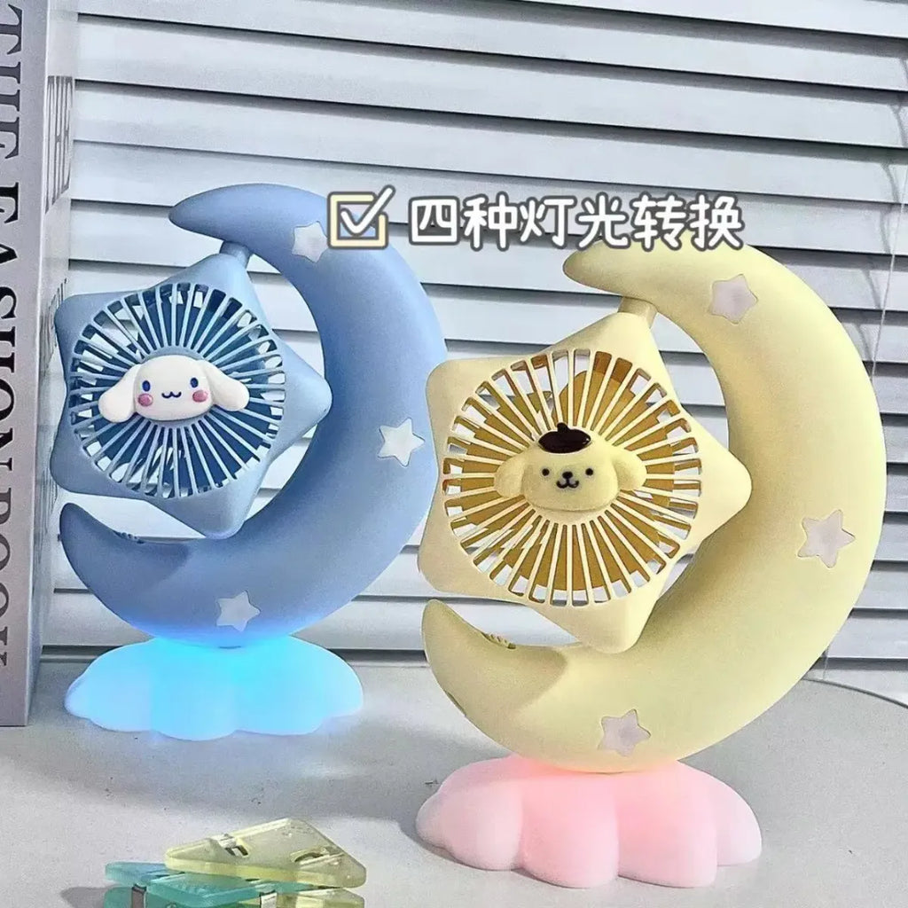 Cinnamoroll & My Melody USB Rechargeable Fan - TikTok Favorites - Stationery - 5