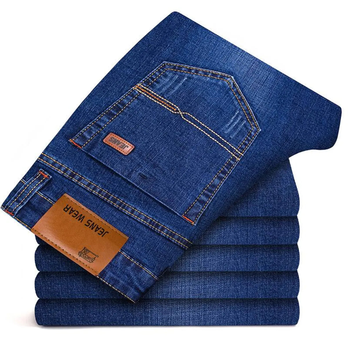 Men’s Blue Denim Classic Denim - Men’s Clothing & Accessories - 2