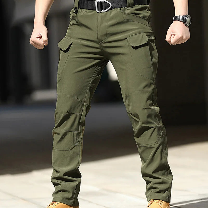 Men’s Cargo Pants – Waterproof Multi-Pocket Casual Trousers - Green / United States / M - Bottoms - Pants - 2024