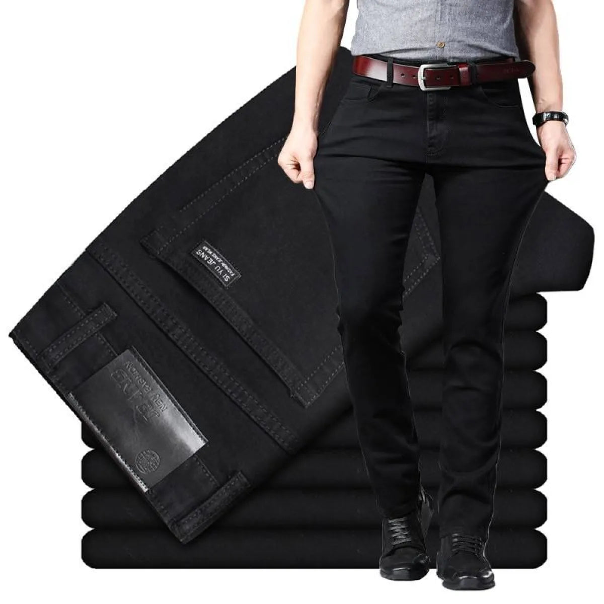 Men’s Classic Slim Fit Denim - Men’s Clothing & Accessories - 1