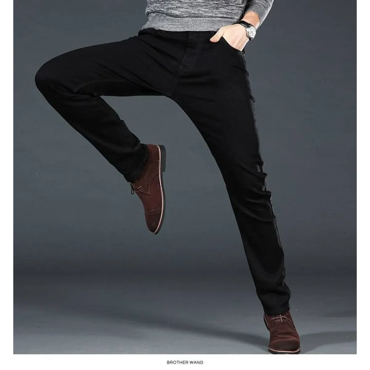 Men’s Classic Slim Fit Denim - Men’s Clothing & Accessories - 4