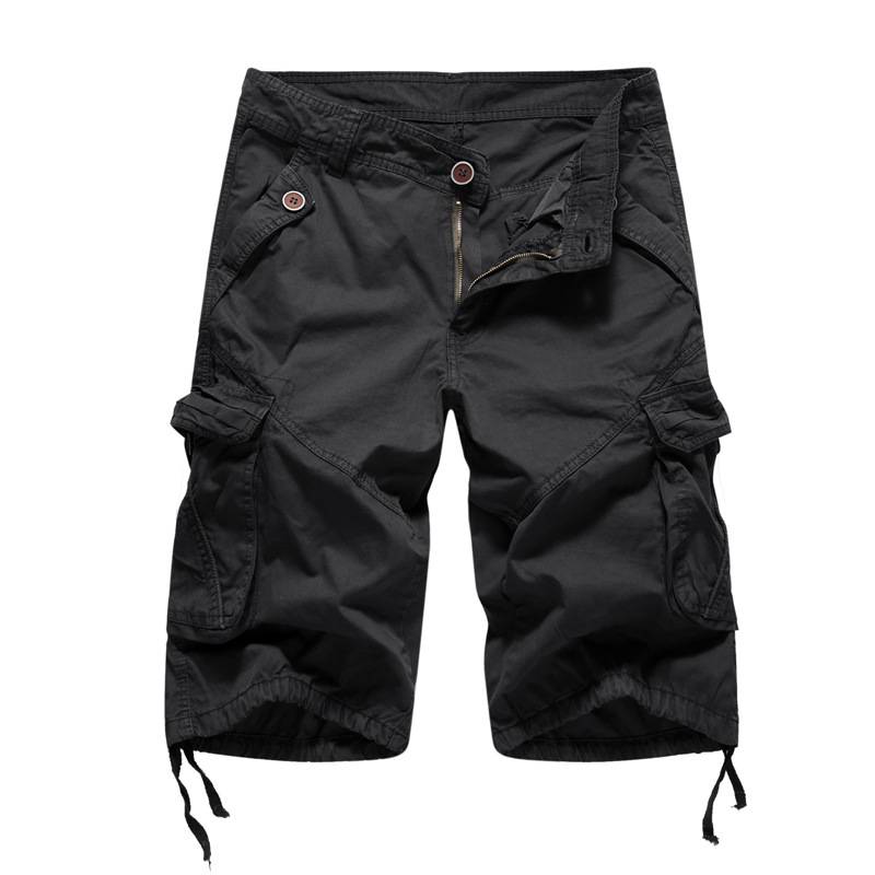Camouflage Bermuda Camo Shorts - Solid Black / 40 - Men’s Clothing & Accessories - Shorts - 20 - 2024
