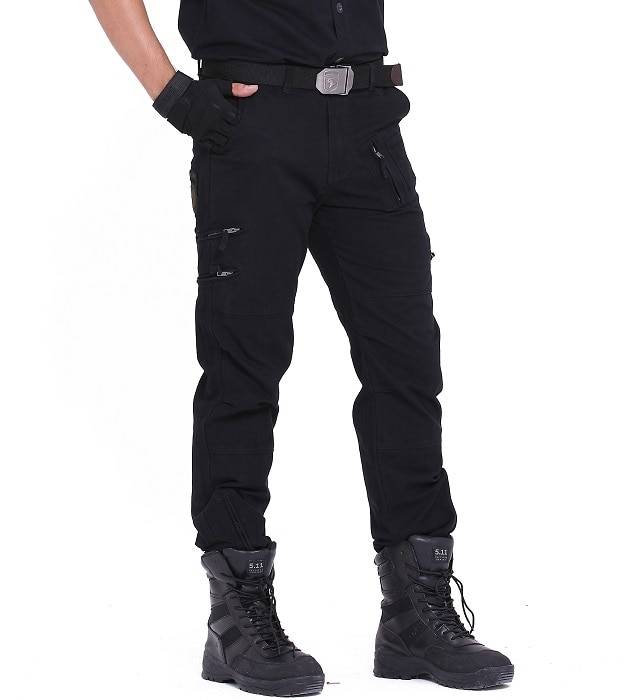 Cargo Trousers Workwear - Black / 28 - Men’s Clothing & Accessories - Pants - 6 - 2024