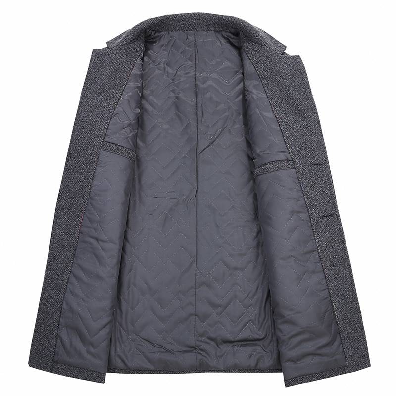 Plaid Button Coat - Men’s Clothing & Accessories - Coats & Jackets - 5 - 2024