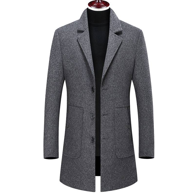 Plaid Button Coat - Men’s Clothing & Accessories - Coats & Jackets - 3 - 2024