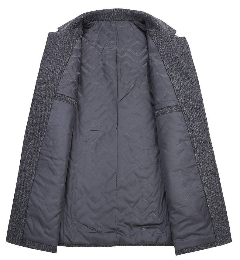 Plaid Button Coat - Men’s Clothing & Accessories - Coats & Jackets - 10 - 2024
