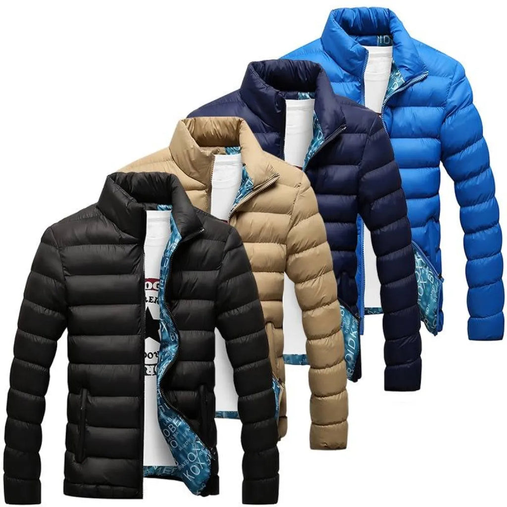 Men’s Quilted Warm Jacket - Jackets & Coats - 1