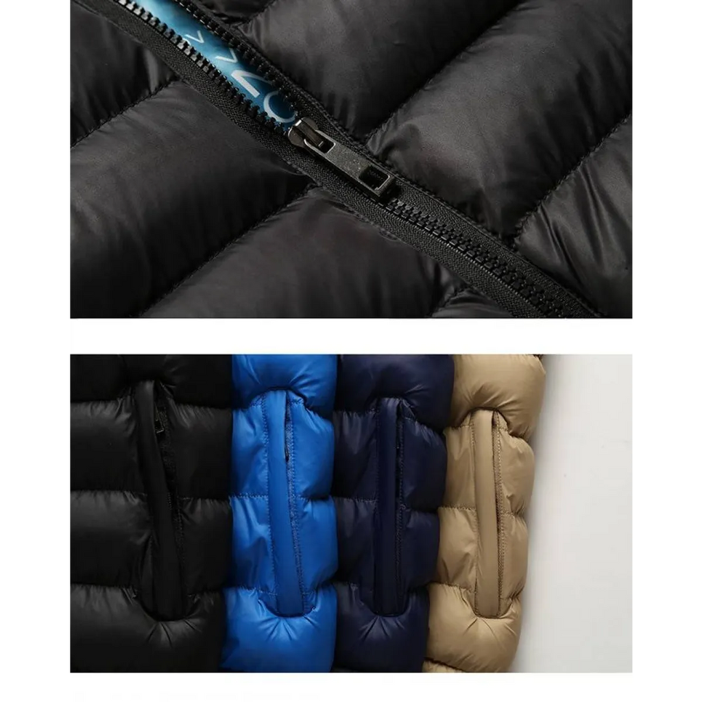 Men’s Quilted Warm Jacket - Jackets & Coats - 11