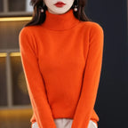 Elegant Merino Wool Turtleneck Sweater - Sweaters - Sweater / Pullover - 5