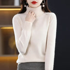 Elegant Merino Wool Turtleneck Sweater - Sweaters - Sweater / Pullover - 1