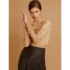 Harajuku Print Mesh Bodysuit - Women’s Clothing & Accessories - Bodysuits - 4