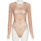 Harajuku Print Mesh Bodysuit - Women’s Clothing & Accessories - Bodysuits - 6
